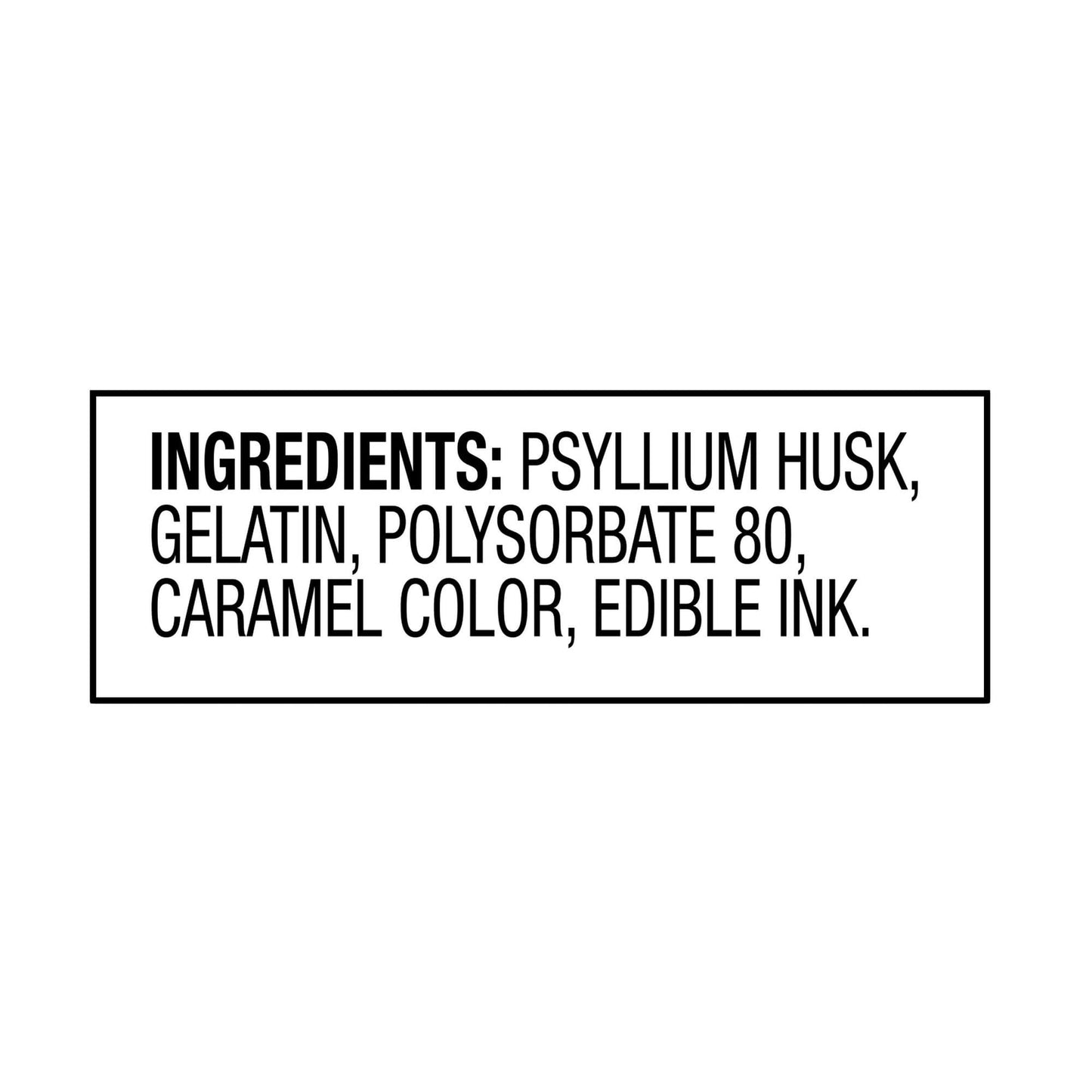 BASKETGOODS Equate Daily Fiber - Psyllium Husk Capsules 1 Capsule