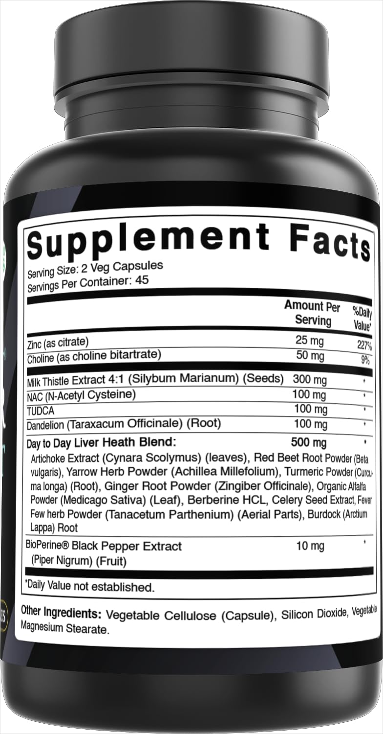 Best Naturals Day to Day Liver Support, 90 Tablets