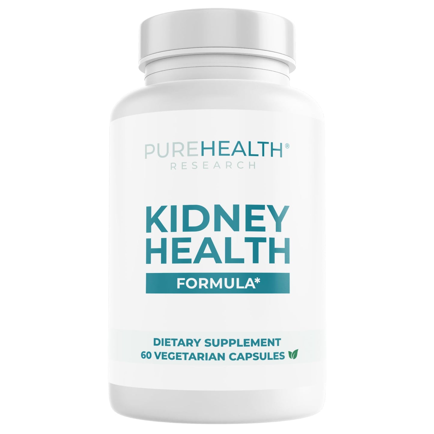 PUREHEALTH RESEARCH Kidney Health Formula - Kidney Cleanse Detox & Repair Capsule 60 Capsules