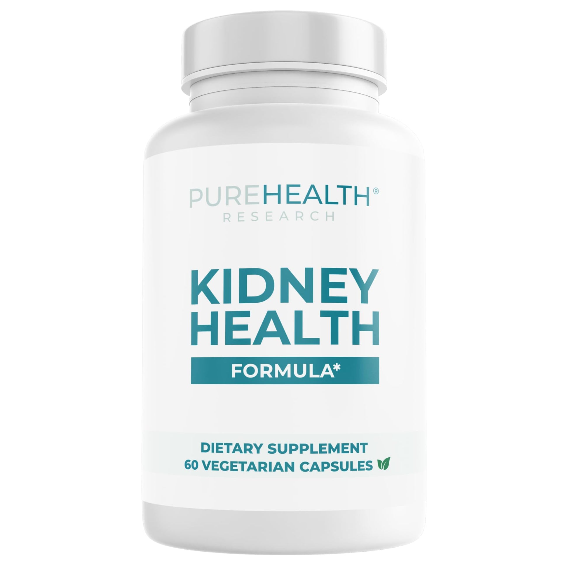 PUREHEALTH RESEARCH Kidney Health Formula - Kidney Cleanse Detox & Repair Capsule 60 Capsules