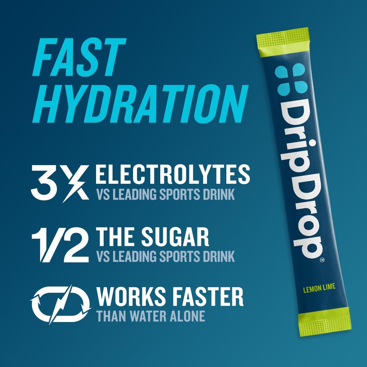 DripDrop Hydration Sunburst Variety Pack Electrolyte Packets Powder, 16 Count