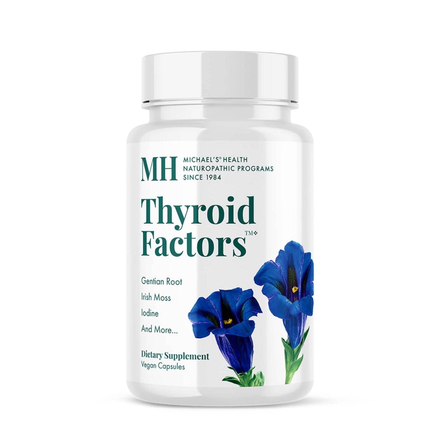 Michael's Health Naturopathic Programs Thyroid Factors Vegan Capsules 60 Count