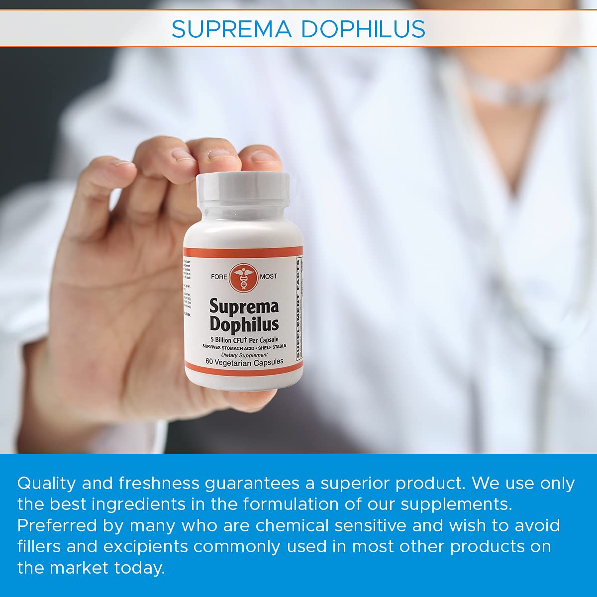 Holistic Health Suprema Dophilus 60 Capsules