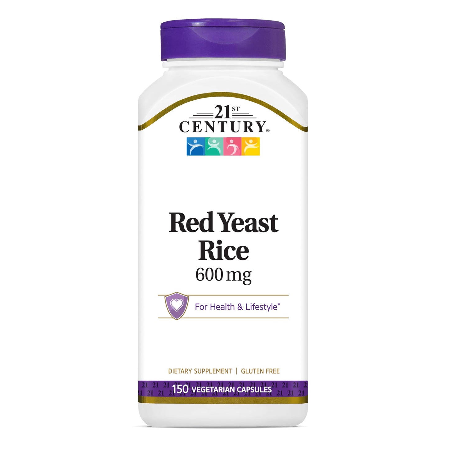 21st Century Red Fermented Rice Herbal Extract, 150 Capsules