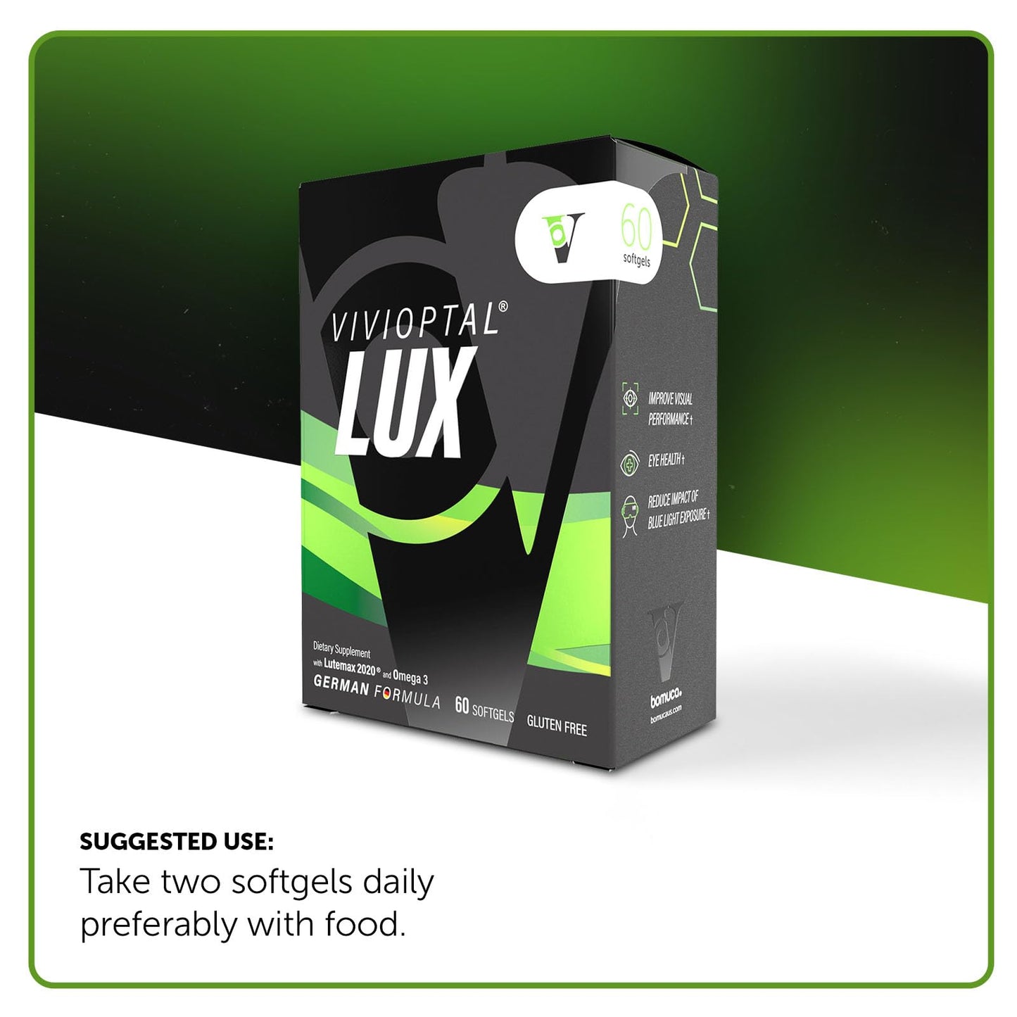 Vivioptal Vitamins Lux Softgels, 60-Count