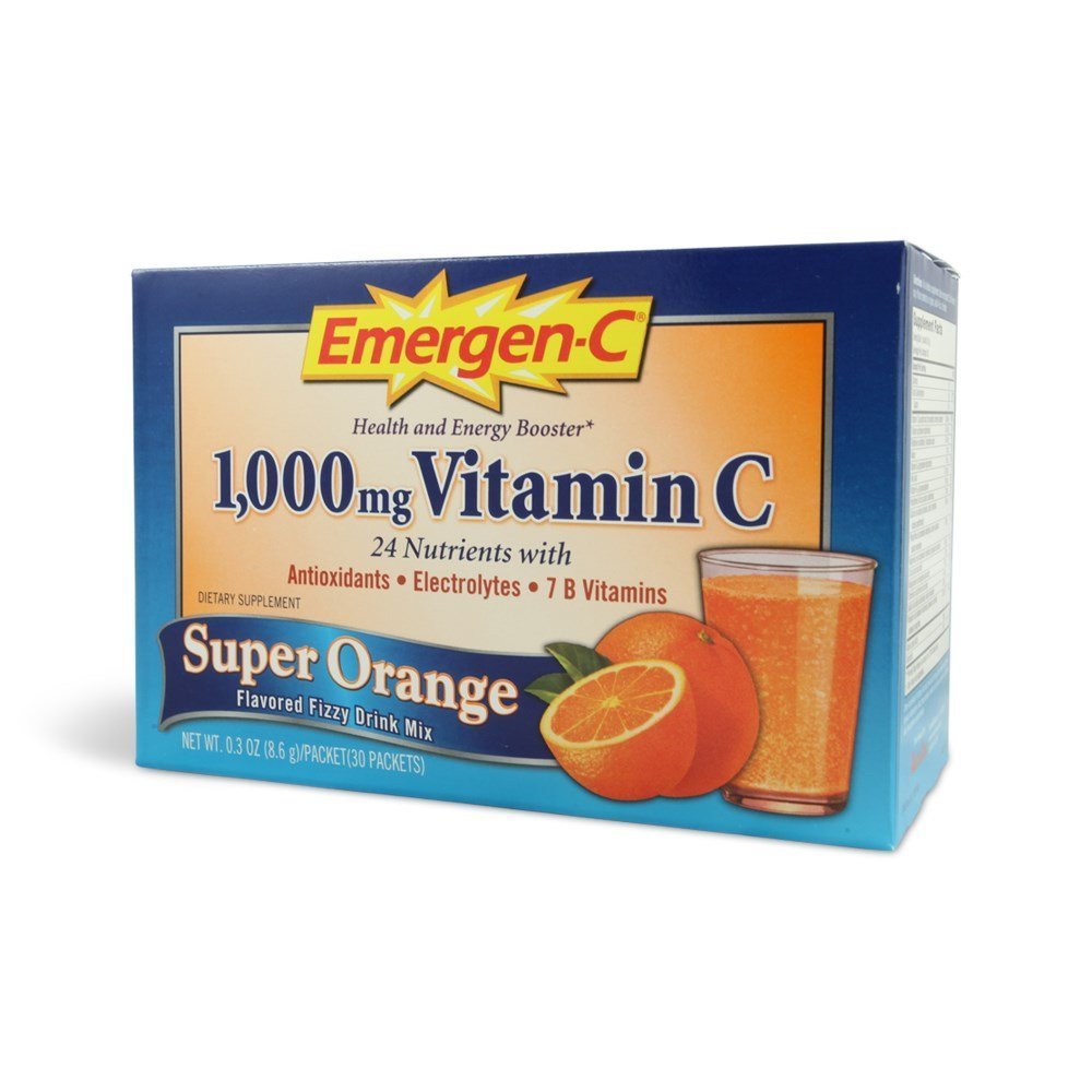 Emergen-C Health and Energy Booster Orange 30 Capsules