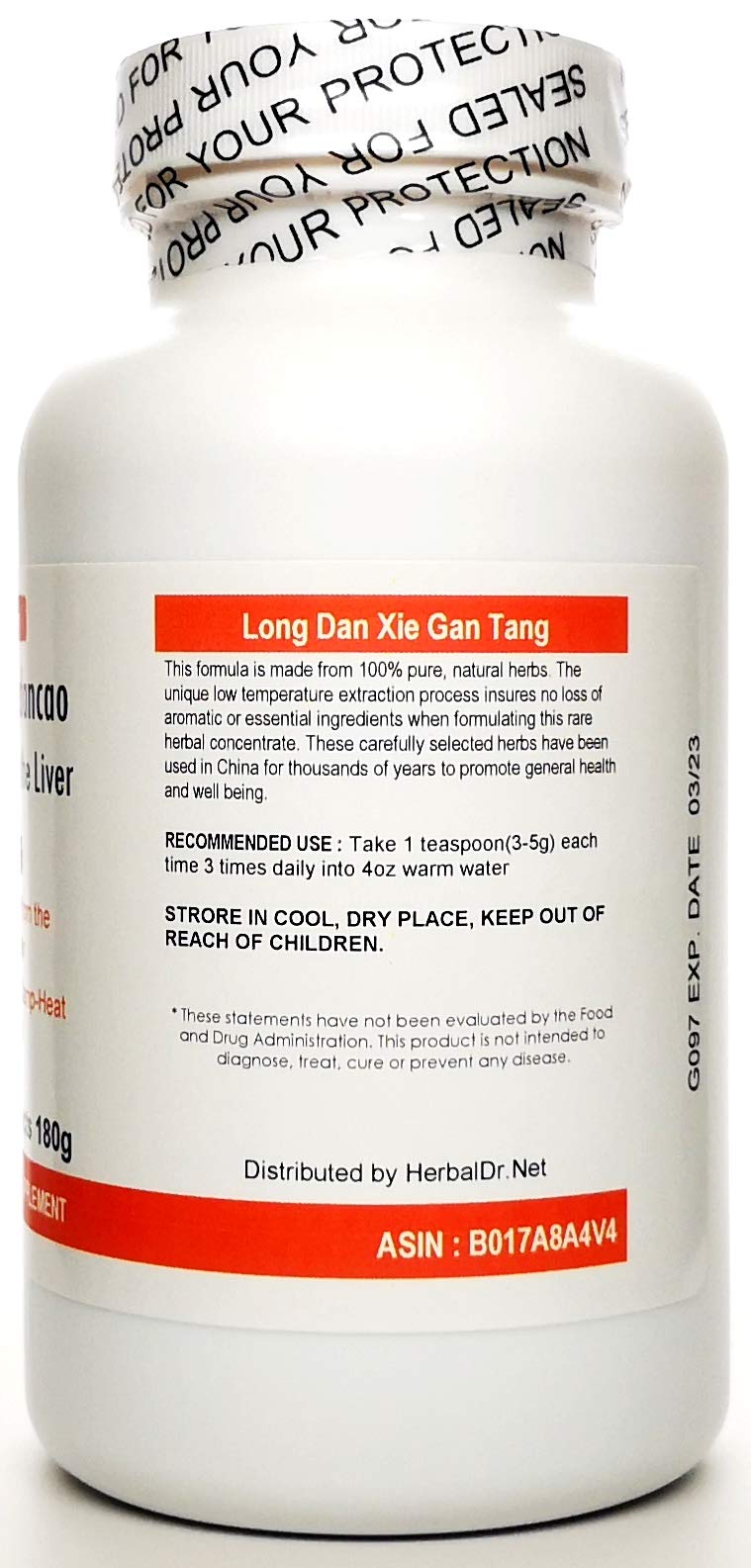 HerbalDr.Net Gentiana Longdancao Decoction to Drain The Liver Extract Powder Tea, 6.35 oz