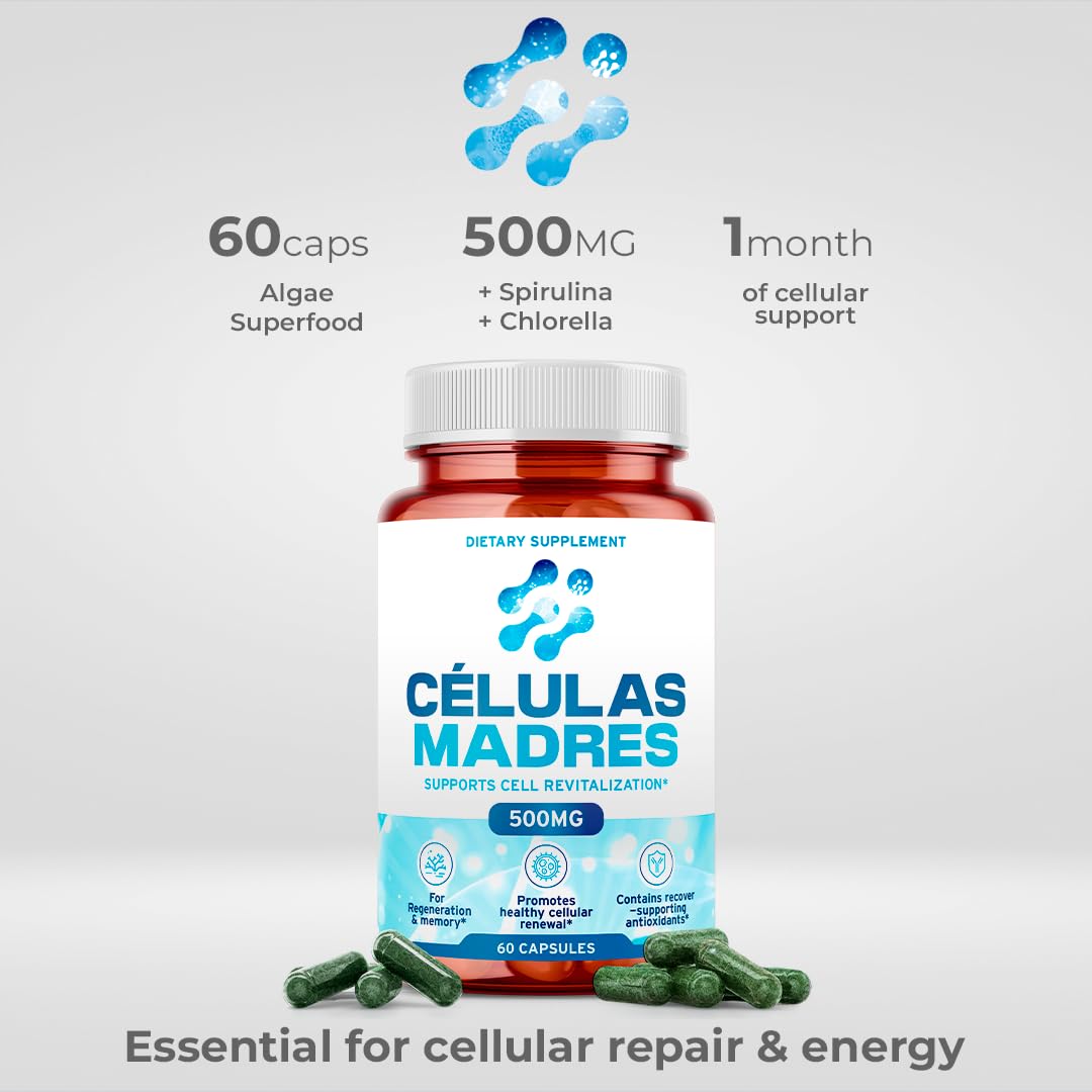 Aura Vitamins Stem Cell Supplements 500mg Capsule, 60 Capsules