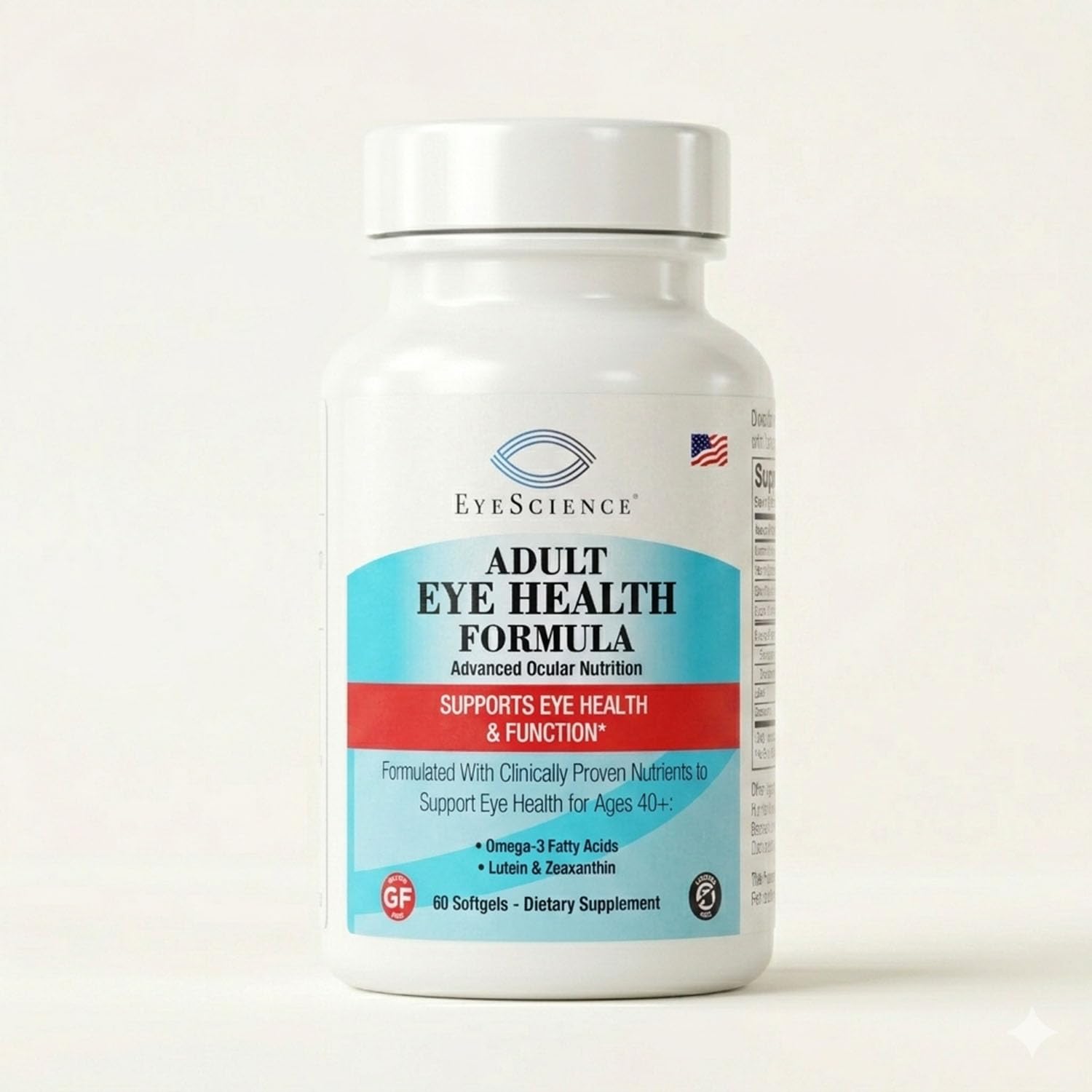 EyeScience Adult Eye Health Vitamins Softgels, 60