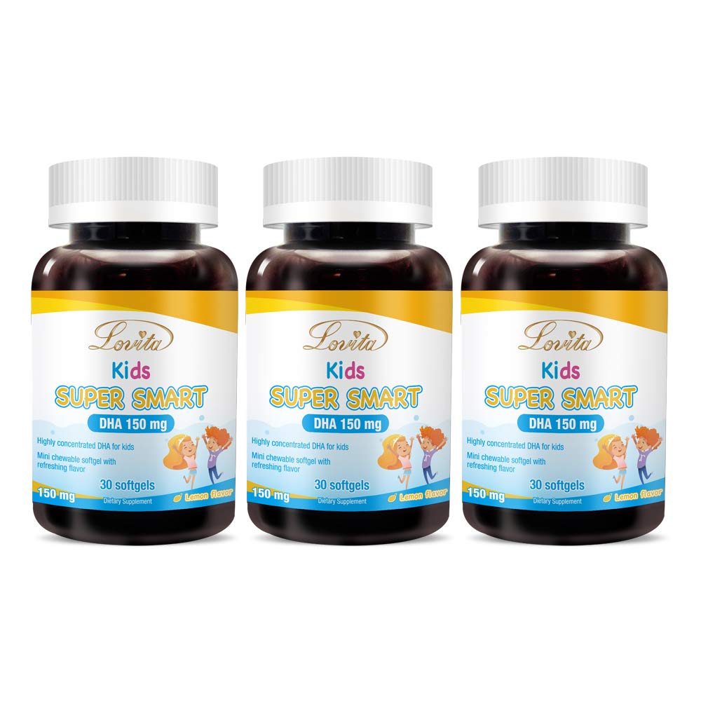 LOVITA Kids Super Smart DHA Softgels 90 Count