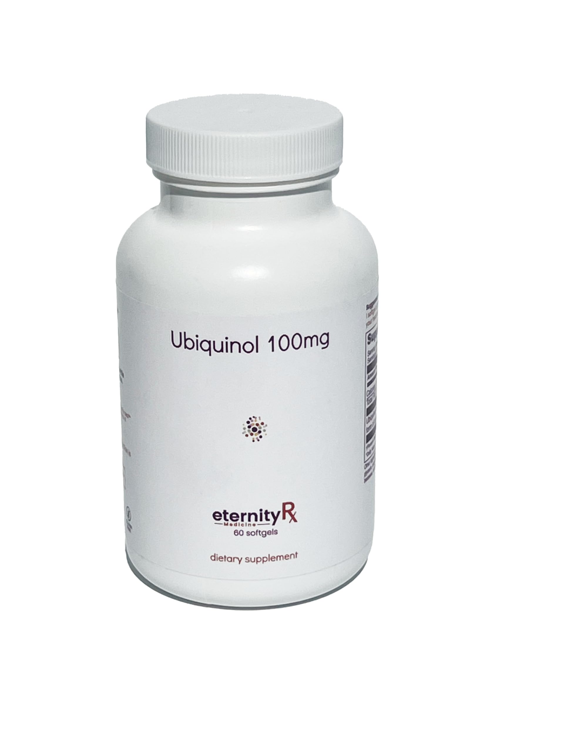 Eternity Medicine Rx Ubiquinol 100mg – Kaneka Ubiquinol™ for Cellular Energy, Circulation & Heart Health – Superior Absorption CoQ10 Softgels, 1 Count