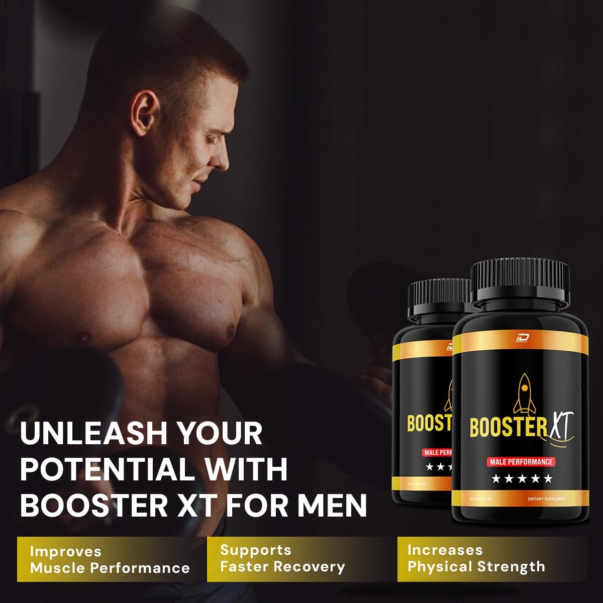 Indelo Booster XT for Men Capsules, 300 Capsules