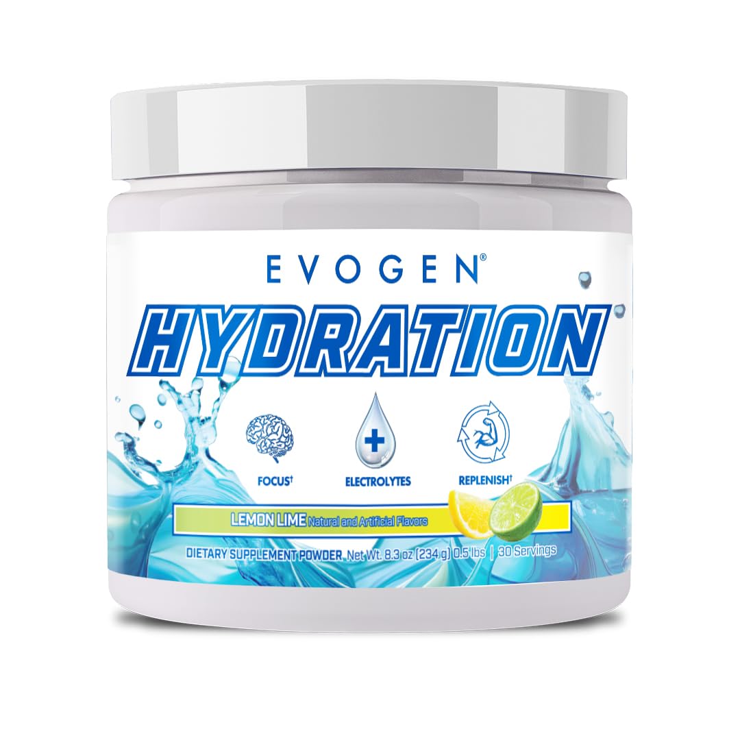 Evogen Hydration Full Spectrum Electrolytes Powder, Lemon Lime, 8.3 oz