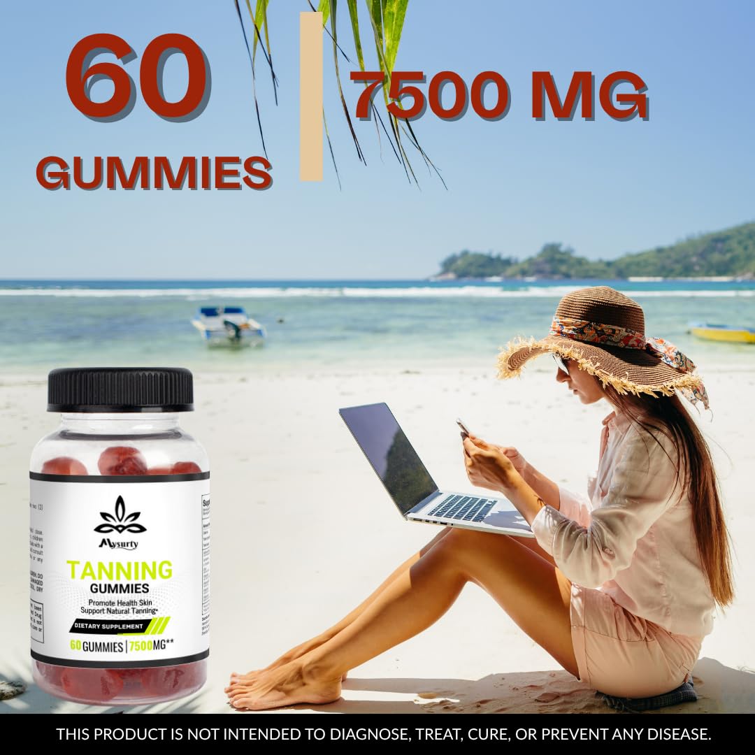Mysurty Tanning Gummies 120 Gummies