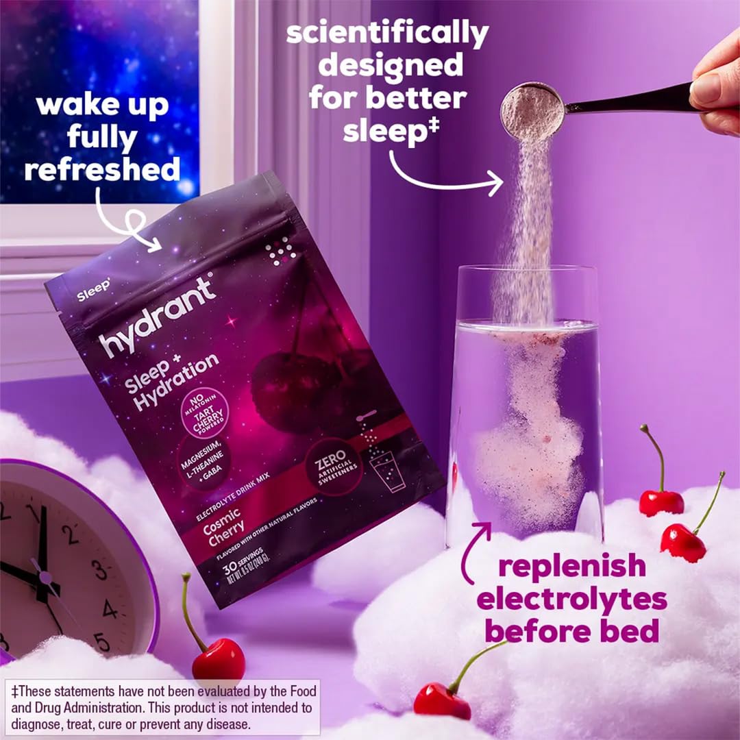 HYDRANT Melatonin Free Sleep Aid Powder 8.5 Ounce