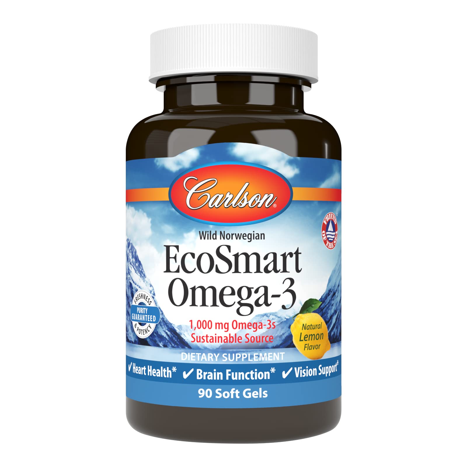 Carlson EcoSmart Omega-3 Calamari Oil Softgel 90