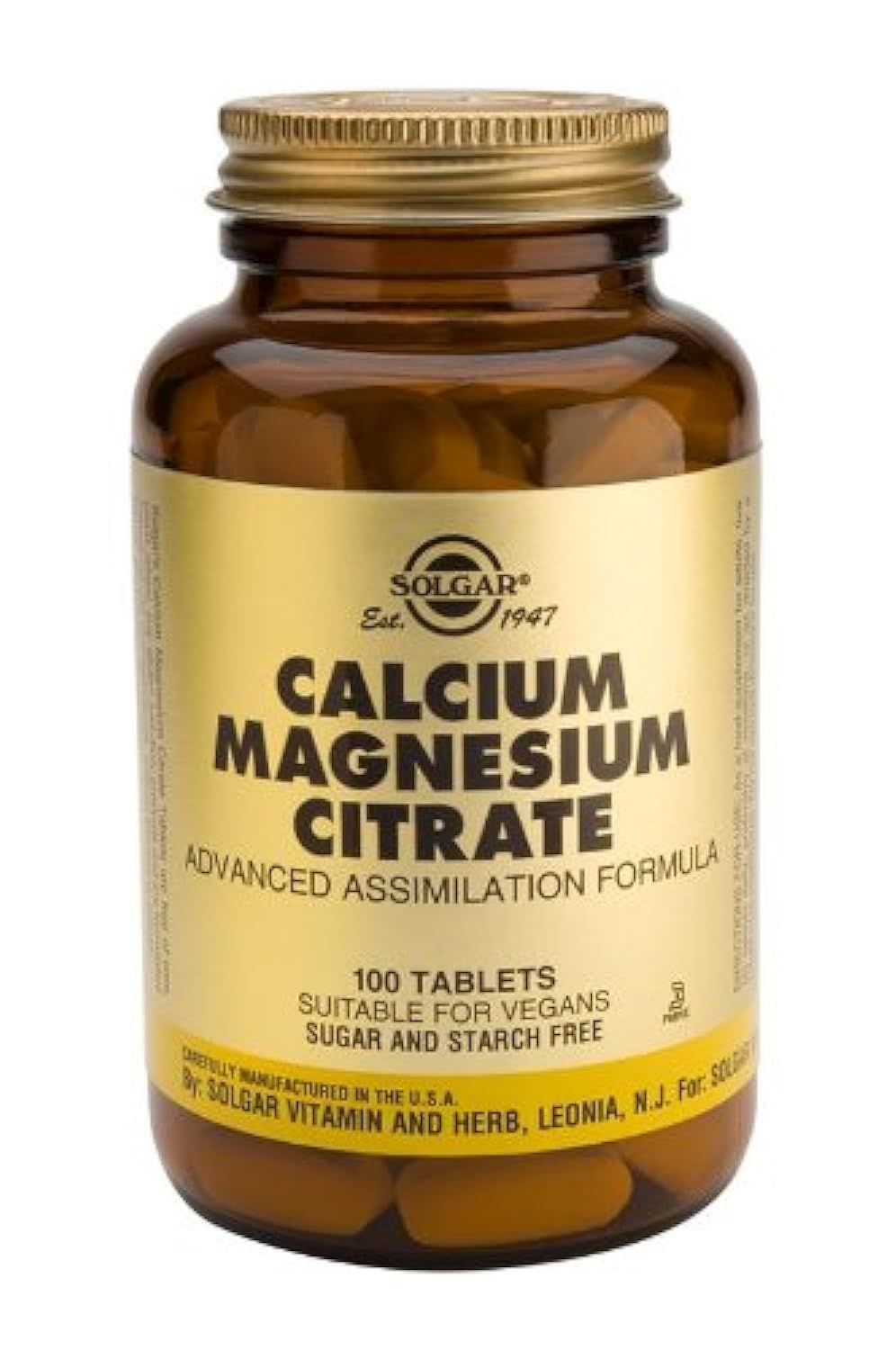 Solgar Calcium Magnesium Citrate Tablets 200