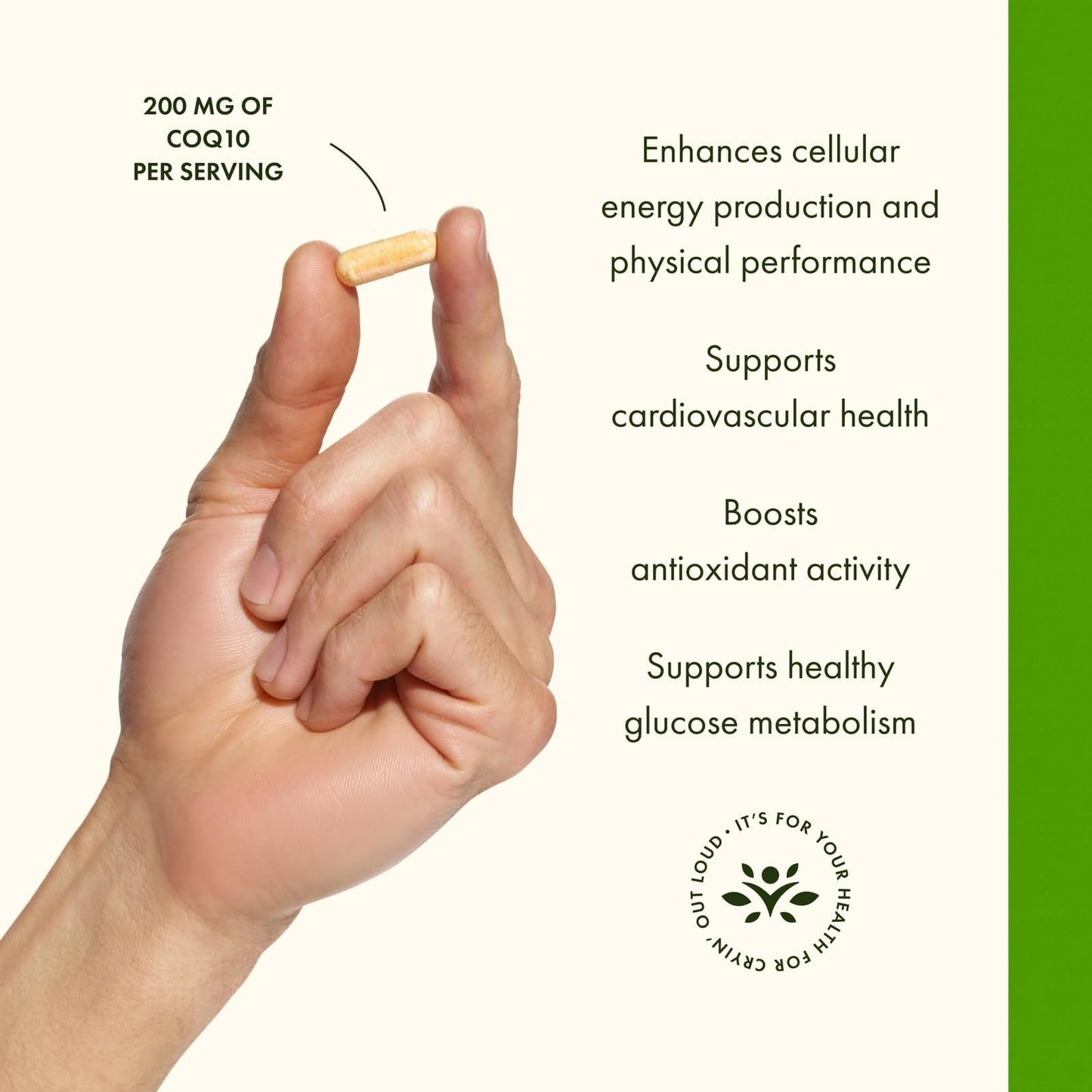 Swanson Ultra CoQ10 Cardiovascular and Cellular Energy Supplement (200 mg) VEGAN CAPSULES 180