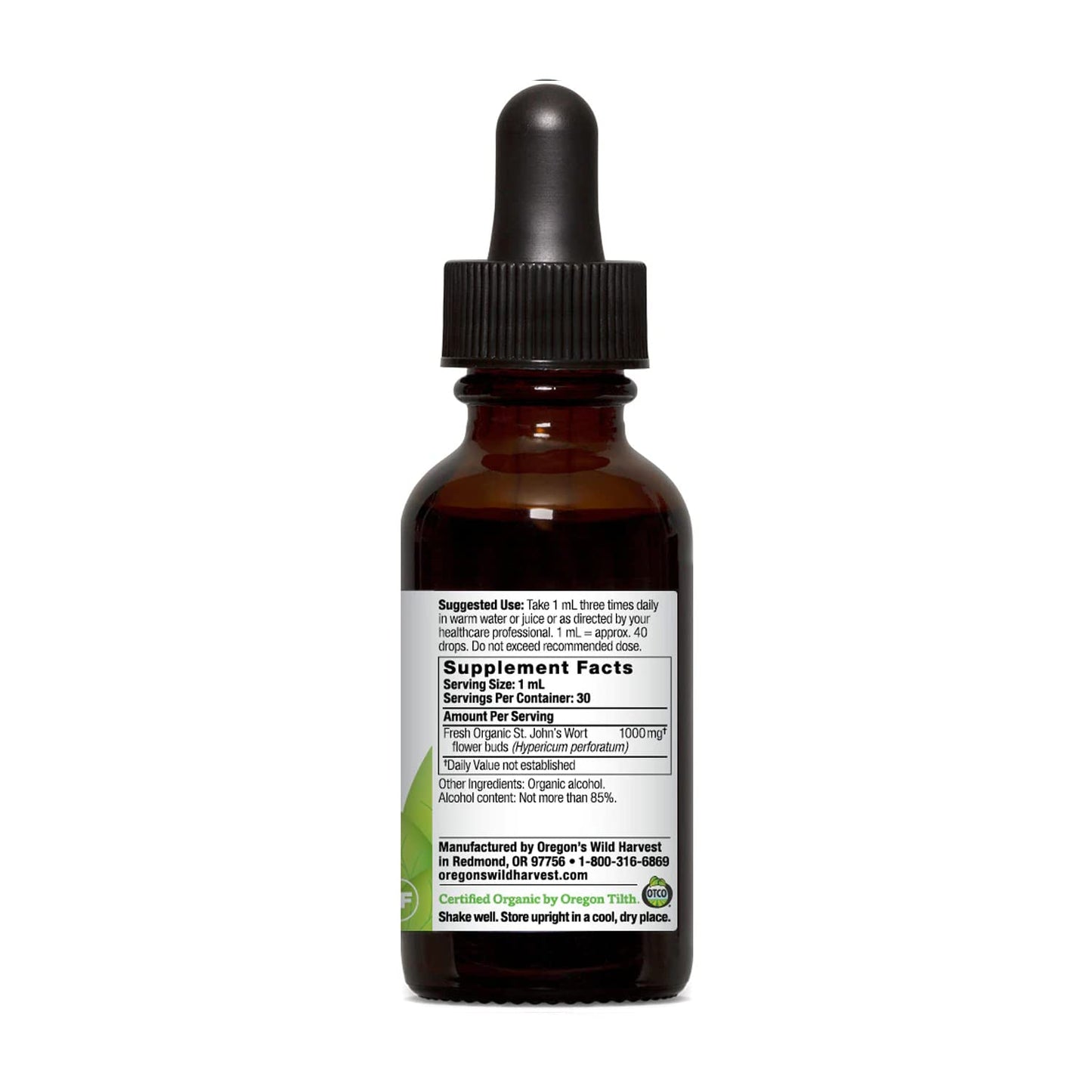Oregon's Wild Harvest St. John's Wort Extract Capsules, 1 Count