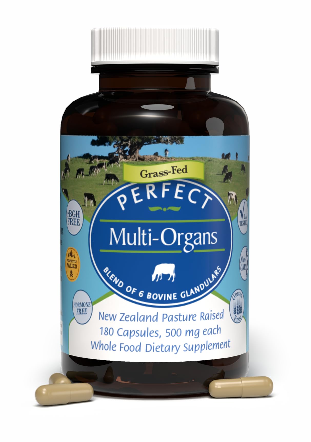 Perfect Supplements Perfect Multi-Organs Capsules 180 Count