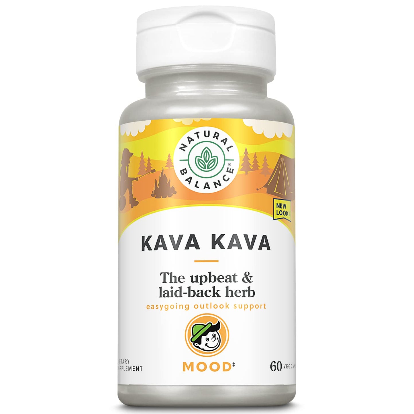 Natural Balance Kava Kava Root Capsule, 60 Count