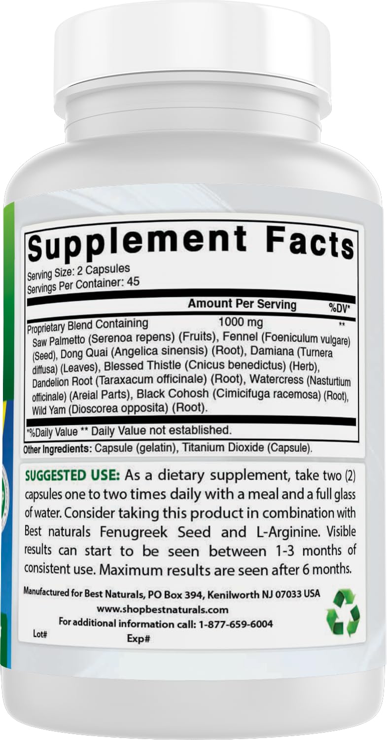 Best Naturals Breast-Ultra Breast Enlargement Pills 180 Capsules