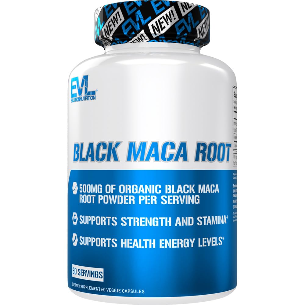Evlution Black Maca Root Capsule 60 Count