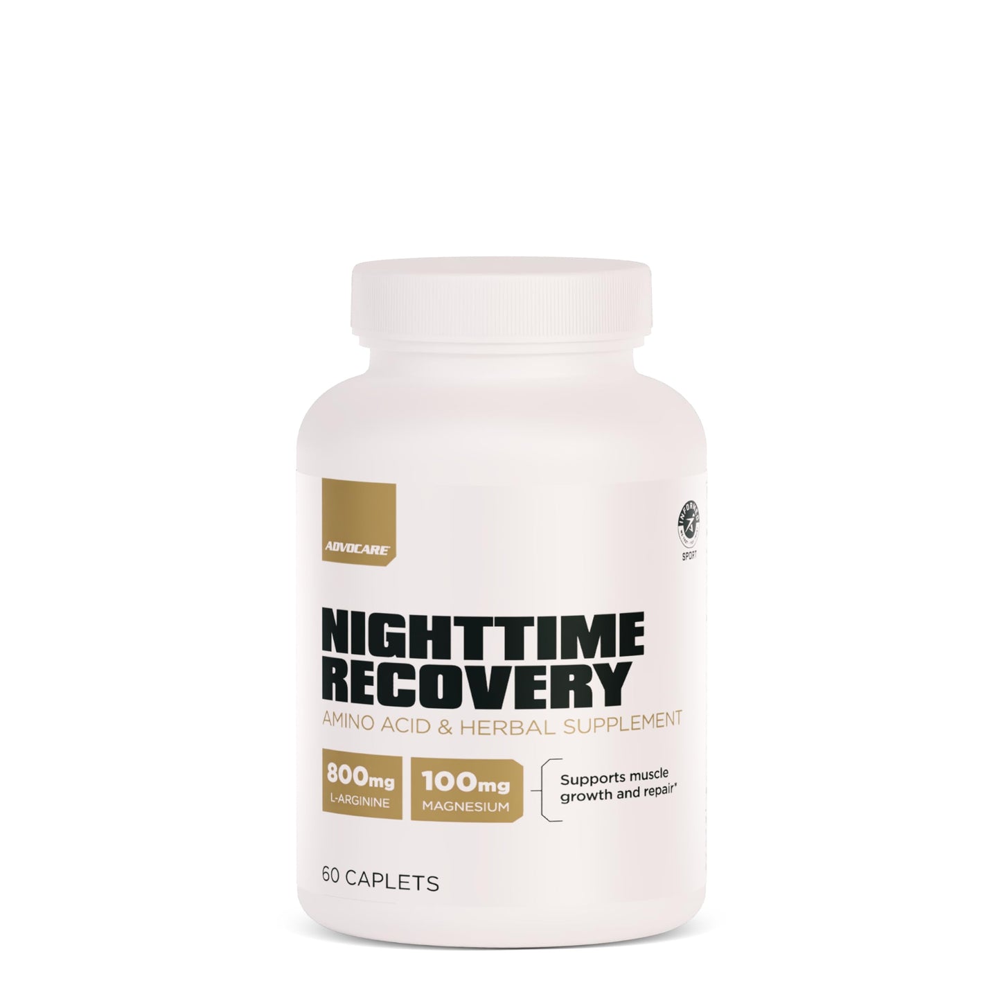 AdvoCare Nighttime Recovery Amino Acid & Herbal Supplement, 60 Capsules