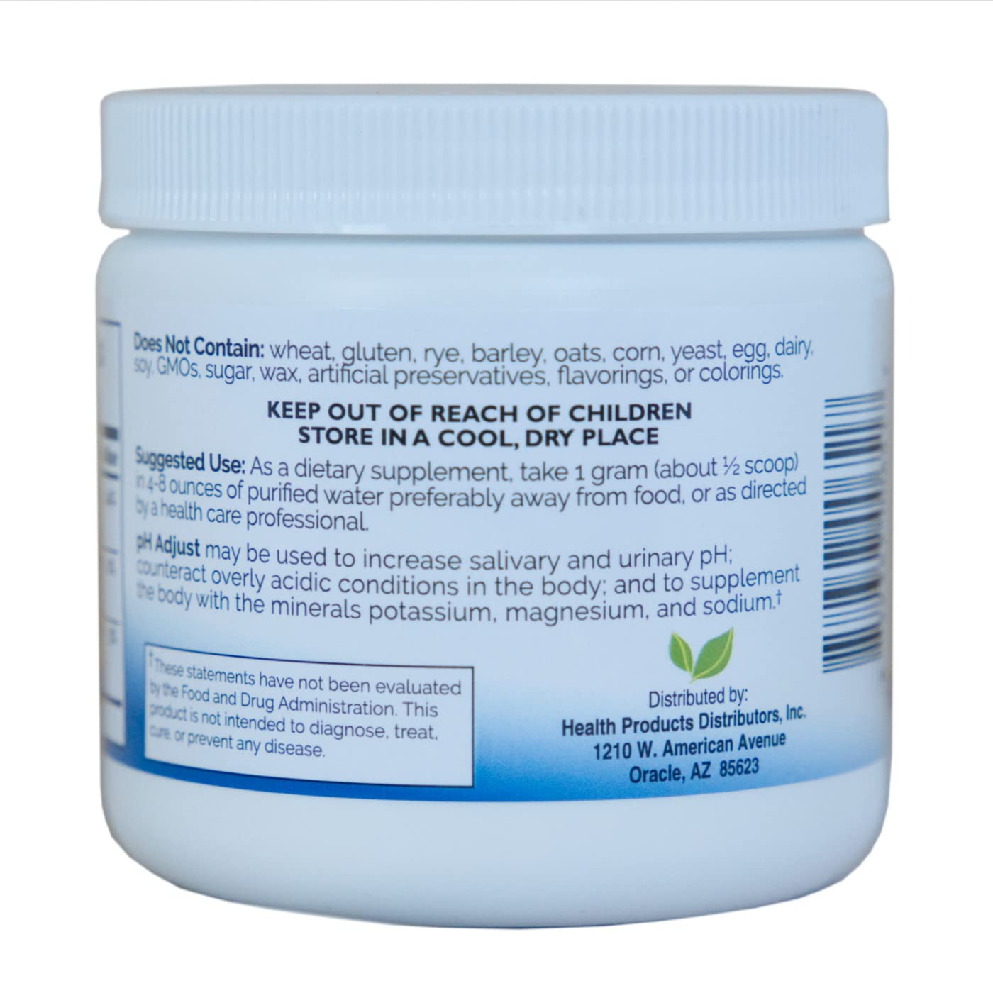 PDI Health Products Distributors pH Adjust Alkalinizing Formula Powder 8.81 Ounce