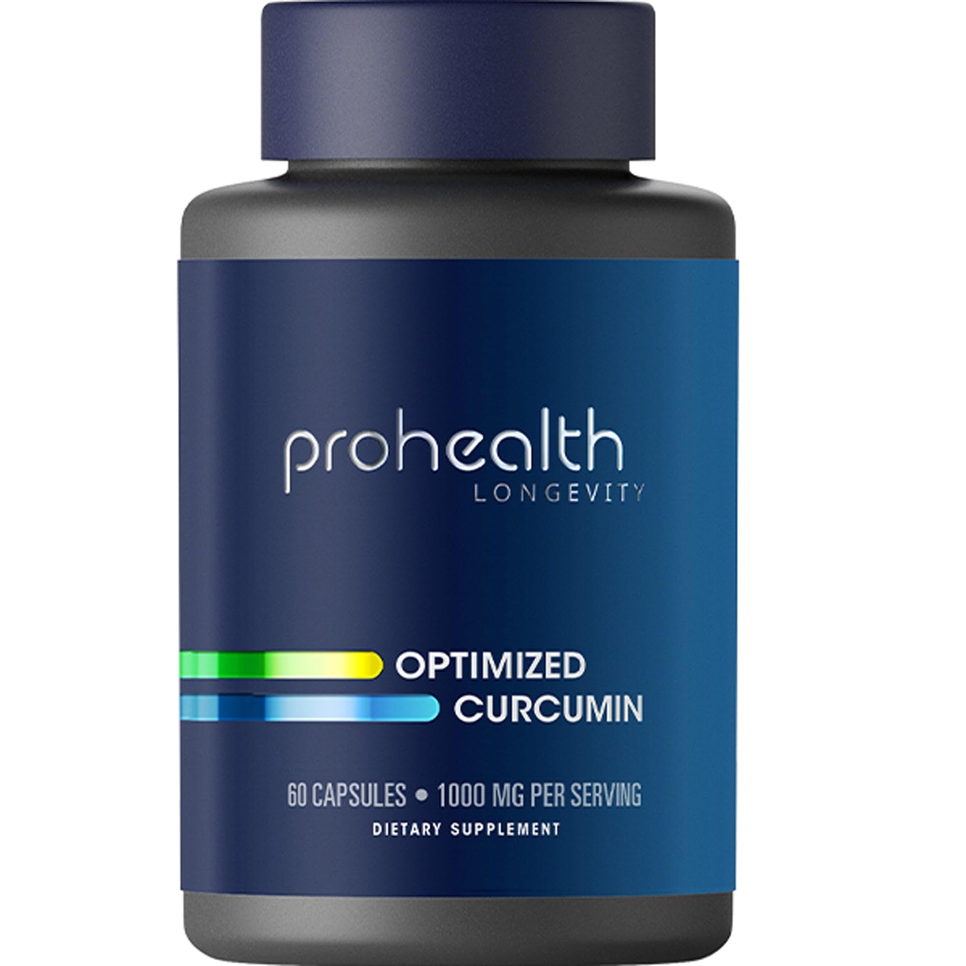 ProHealth Turmeric Curcumin Supplement 1000 mg Concentrated Longvida Curcumin Extract, 60 Capsules