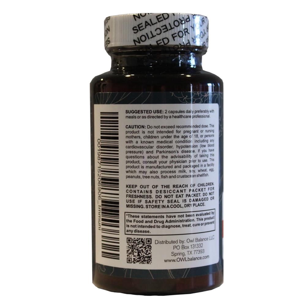 OWL Balance Immuni Immune Support Vitamin Supplement Capsules, 30 Count