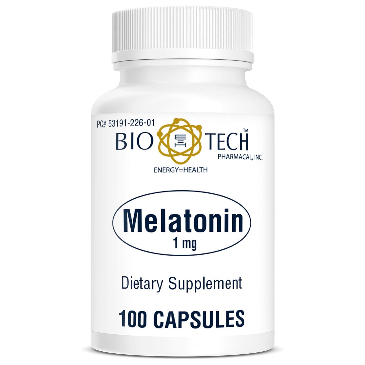Bio-Tech Pharmacal Melatonin 1mg Capsule, 100 Capsules