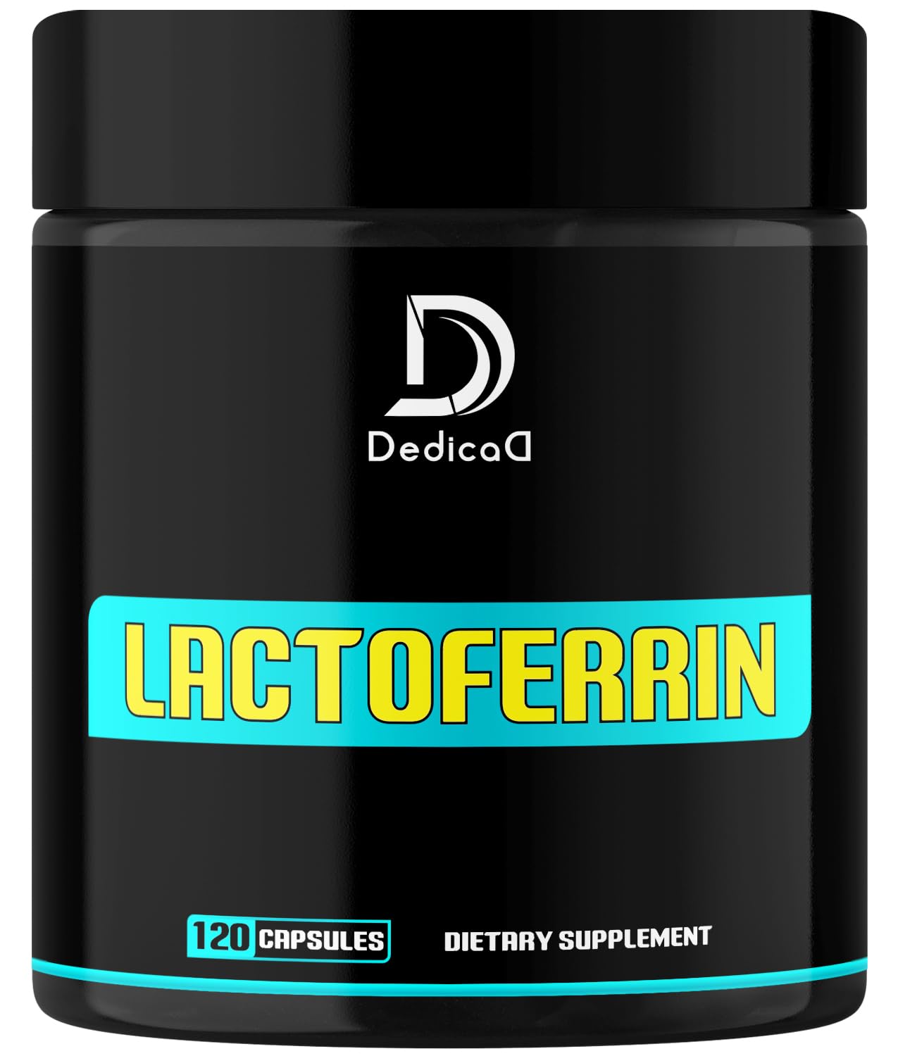 DEDICAD Lactoferrin Supplement 500mg Capsule, 120 Count