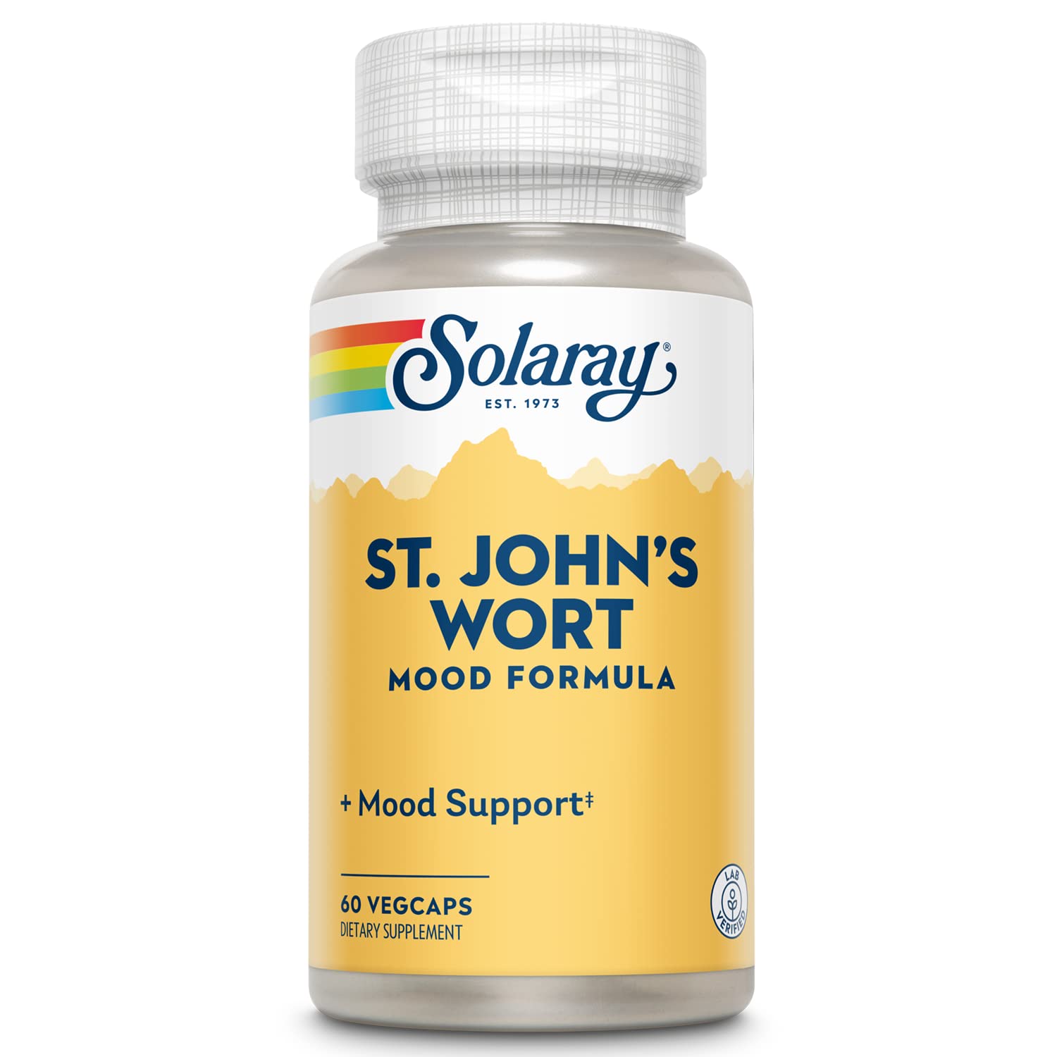 SOLARAY St. John's Wort 900 mg Capsules, 60 Count