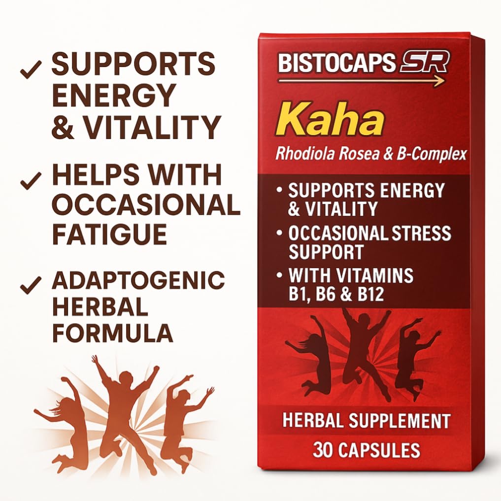 Generic Kaha Bistocaps SR Rhodiola Rosea & B-Complex Tablet, 30 Tablets