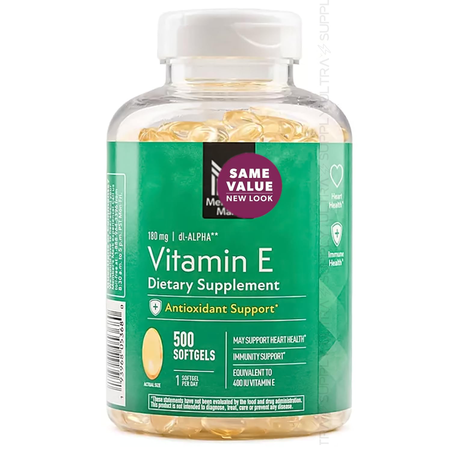 Generic Vitamin E Softgels 1 Count