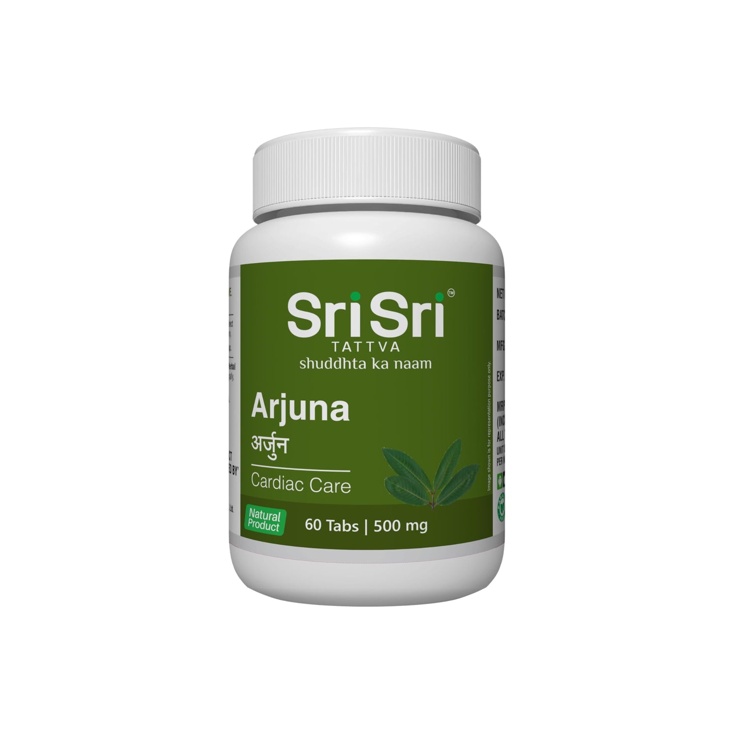 SRI SRI TATTVA Arjuna 500mg Tablet, 60 Tablets