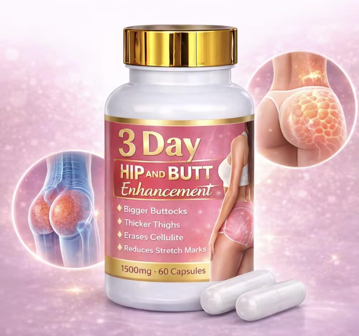 Generic Natural Hip Enhancement 3 Days Hip & Big Butt Herbal Powder, 60 Count