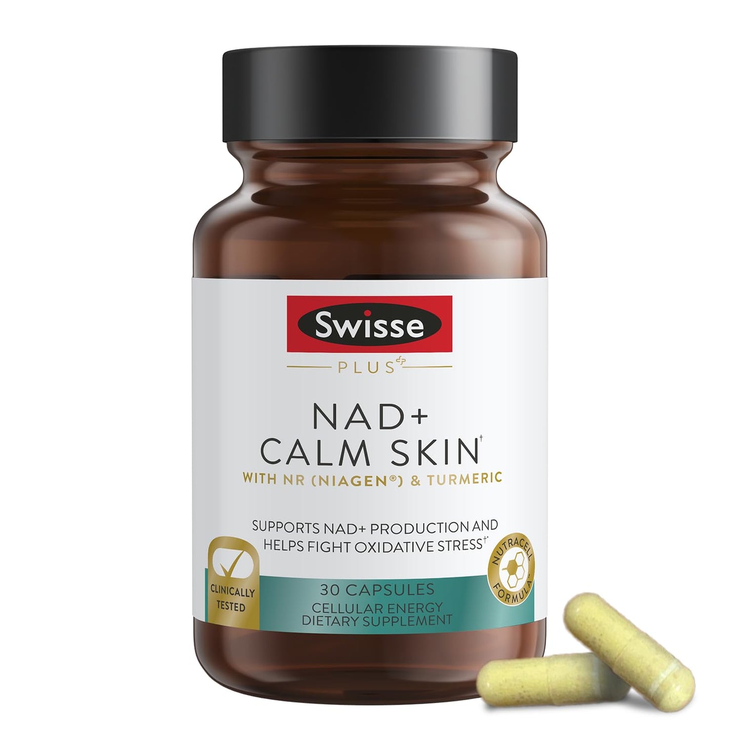 Swisse Plus NAD+ Calm Skin Capsules 30 Count