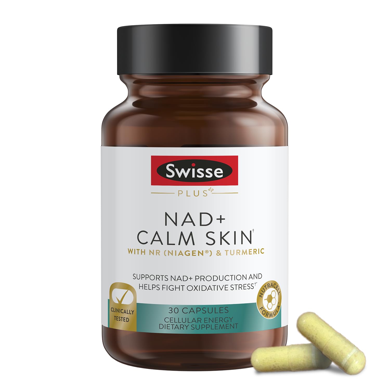 Swisse Plus NAD+ Calm Skin Capsules 30 Count