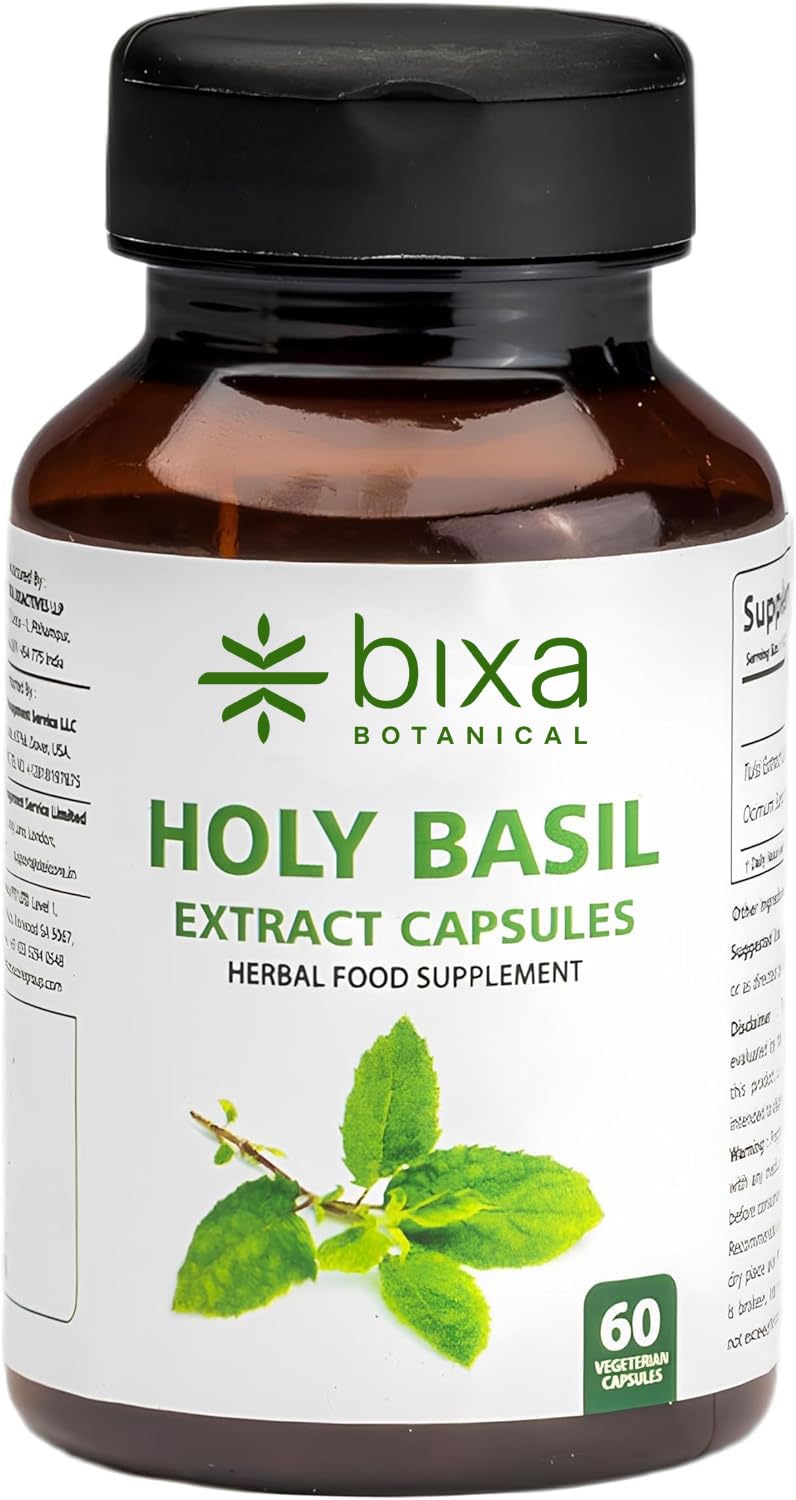 bixa BOTANICAL Holy Basil Extract Capsule 60 Count