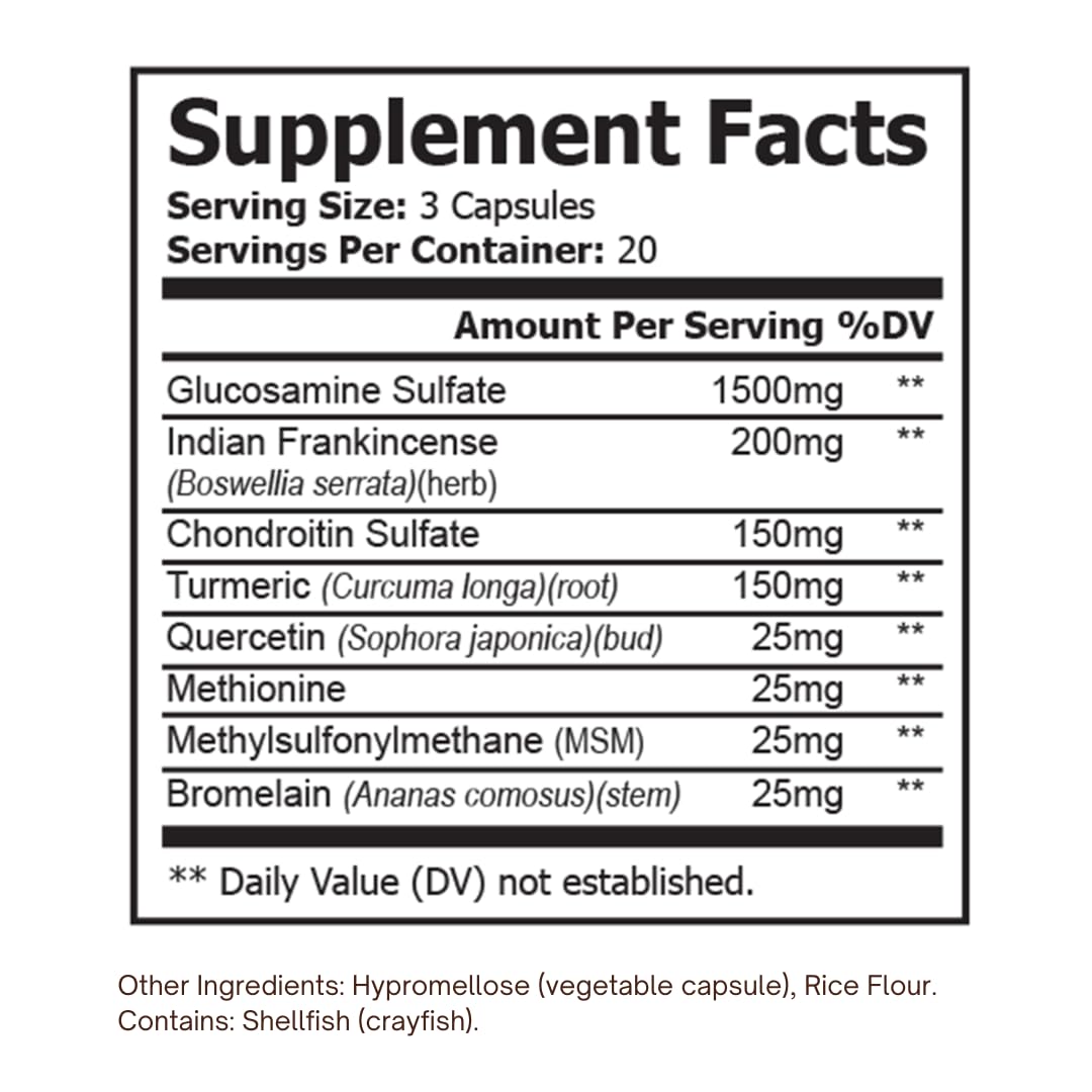 HAPPY MILLIONS JOINTSPARK Joint Support Supplement Capsules 60