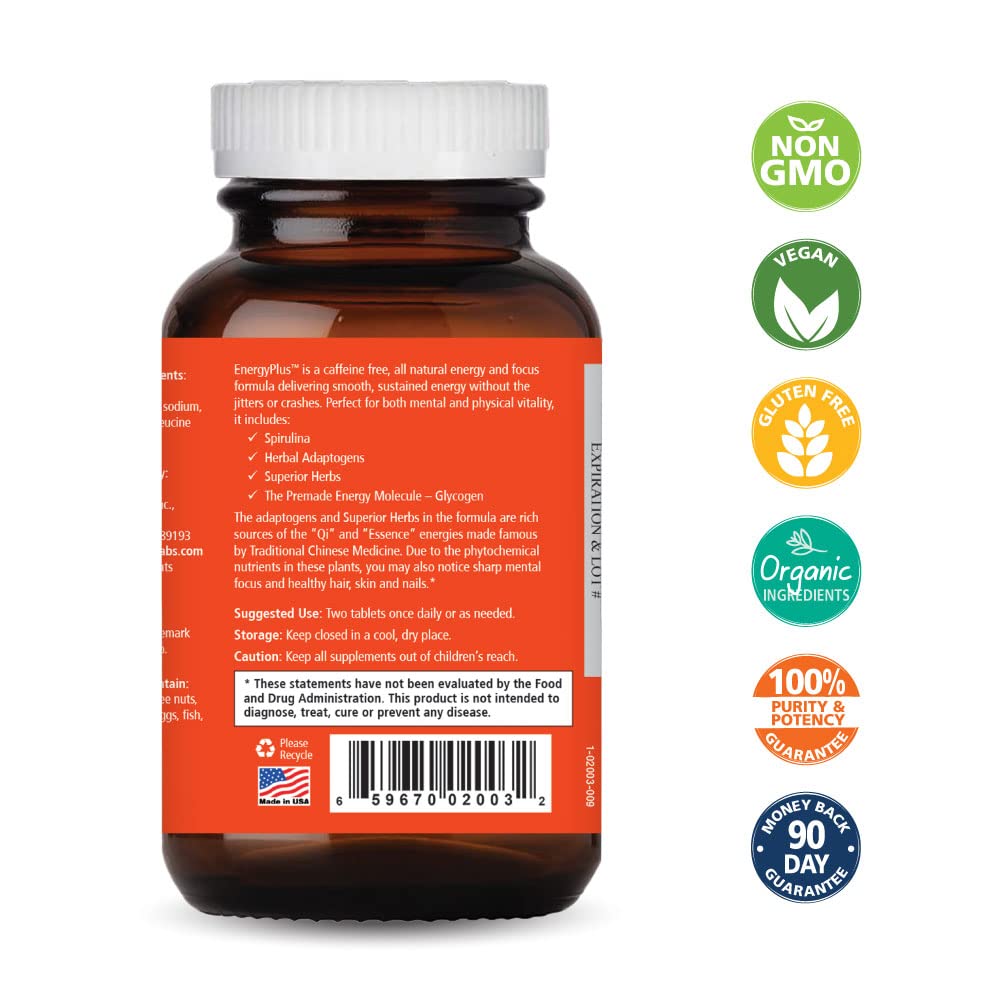 Pure Essence Labs Energy Plus Tablet 60 Tablets