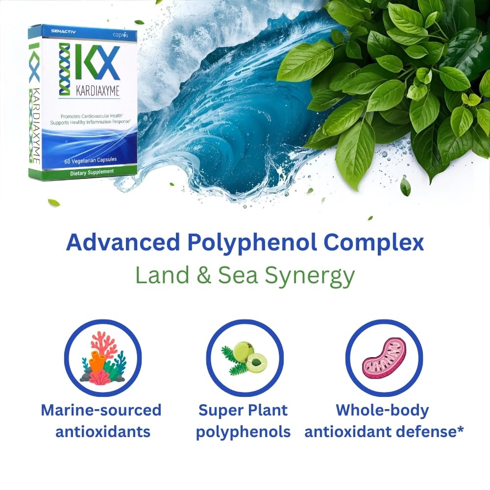 Xooma KardiaXyme Heart & Inflammation Support 60 Capsules