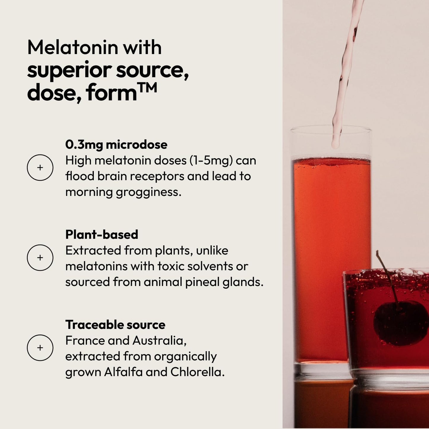Moon Juice Sleepy Magnesi-Om Magnesium + Melatonin, Cherry Powder 35 Servings