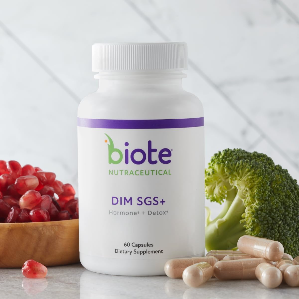 Biote DIM SGS+ Hormone Detox Capsules 60 Count