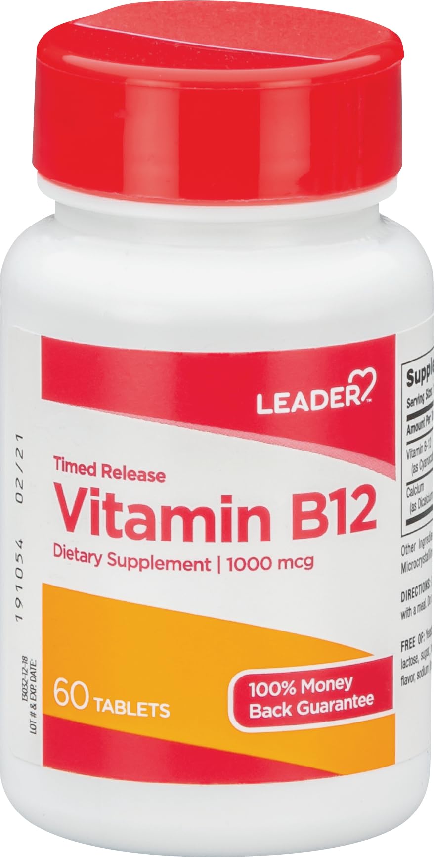 Leader Vitamin B-12 Supplement 120 Tablets