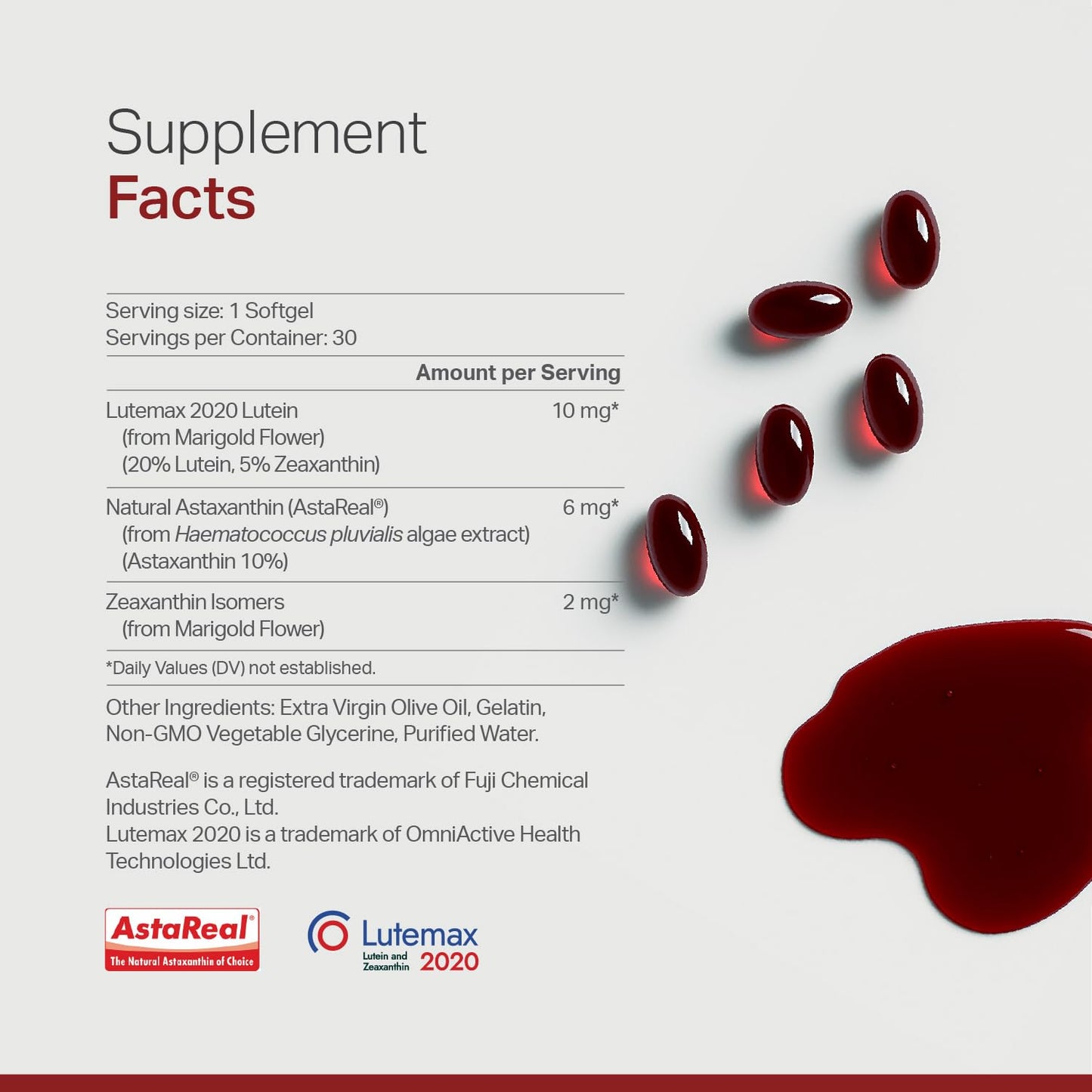 Anew Vita Lutein Astaxanthin Zeaxanthin Softgels, 30 Count