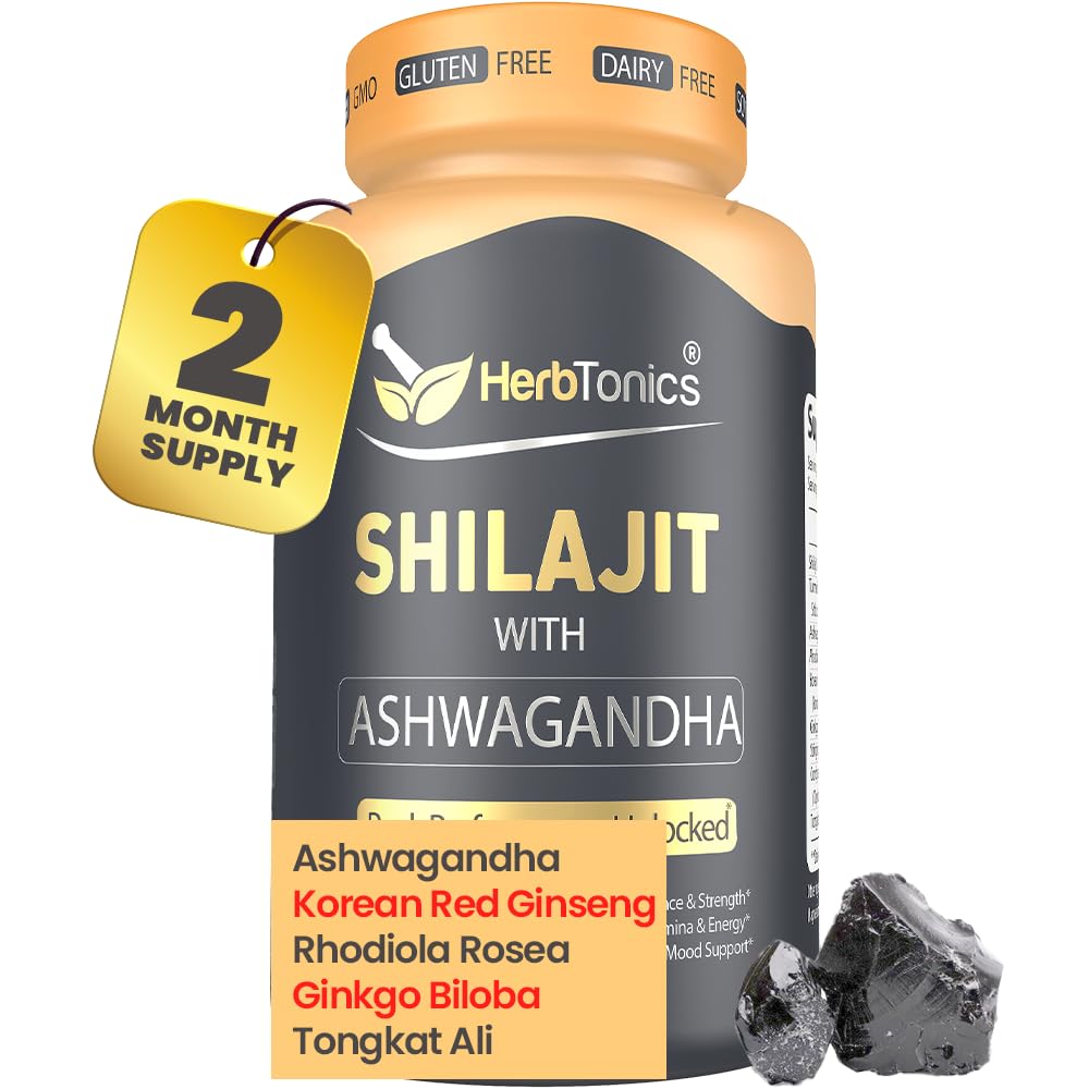 Herbtonics Shilajit Capsule 60 Count
