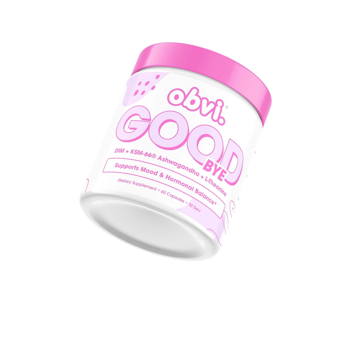 Obvi Goodbye Daily Relaxation Capsules 60 Count